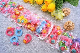 Резиночки детские цветные, конфетка 2 см К-5020