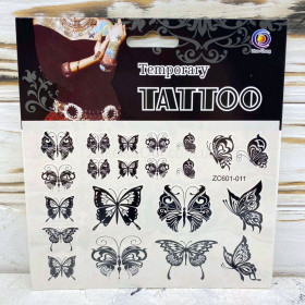 Временное тату-наклейки бабочки2 МА10-20